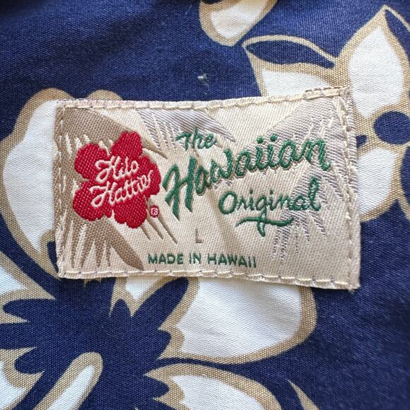 Hawaiian Shirt Hibiscus Button Down Crop Top One Size Boxy Coconutgirl Unique - Picture 5 of 6